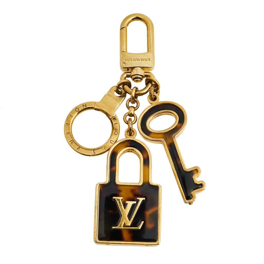 商品[二手商品] Louis Vuitton| Louis Vuitton Tortoise Shell Resin Confidence Key Ring/Bag Charm,价格¥2560,第1张图片