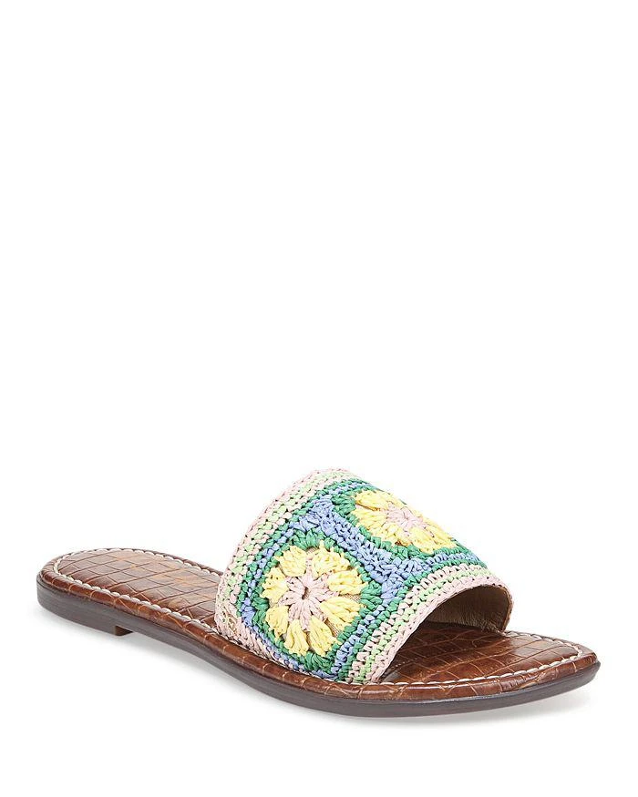 商品Sam Edelman|Women's Gracey Slip On Woven Slide Sandals,价格¥543,第1张图片详细描述