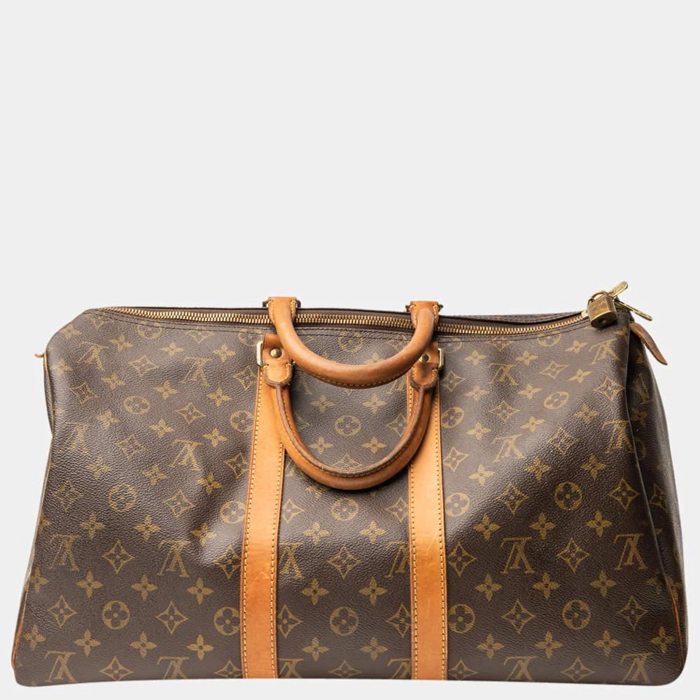 商品[二手商品] Louis Vuitton|Louis Vuitton Keepall Monogram 45 Luggage,价格¥7683,第3张图片详细描述