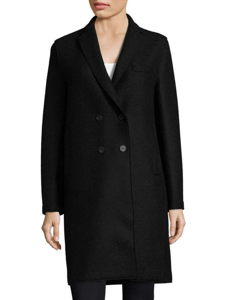 商品Harris Wharf London|Boxy Double-Breasted Wool Coat,价格¥1201,第1张图片