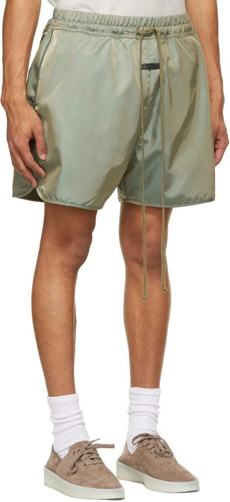 商品Fear of god|Green Nylon Track Shorts,价格¥1759,第2张图片详细描述