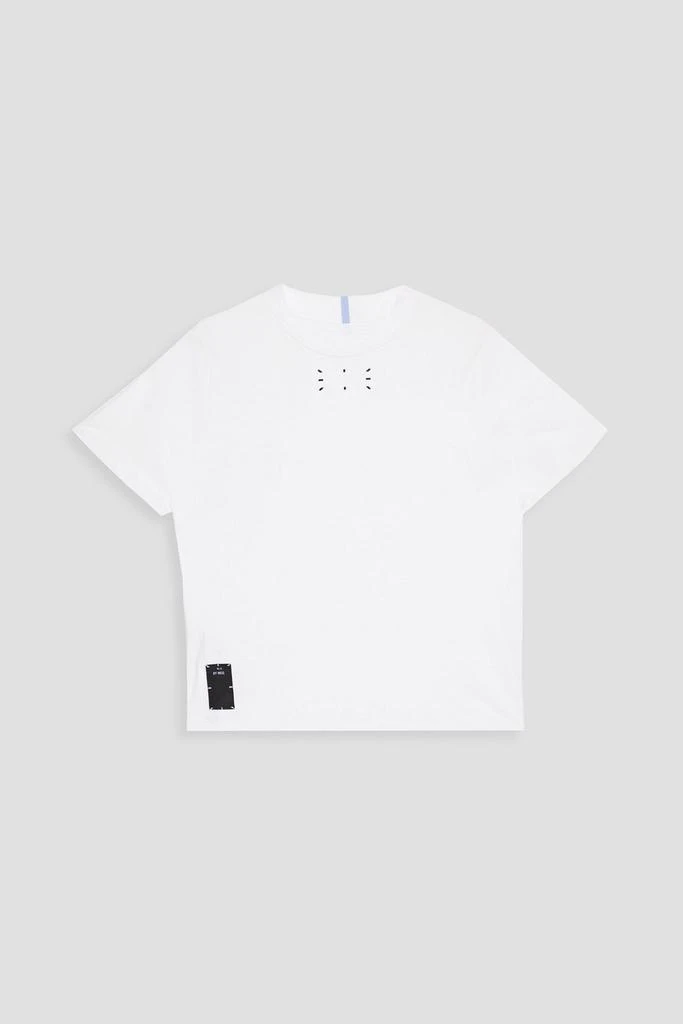 商品Alexander McQueen|Appliquéd cotton-jersey T-shirt,价格¥465-¥517,第1张图片