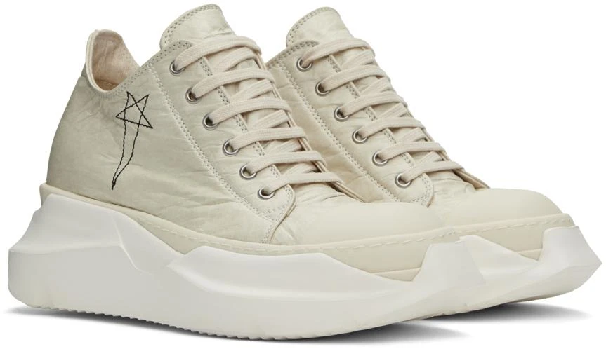 商品Rick Owens|Off-White Abstract Low Sneakers,价格¥3964,第4张图片详细描述