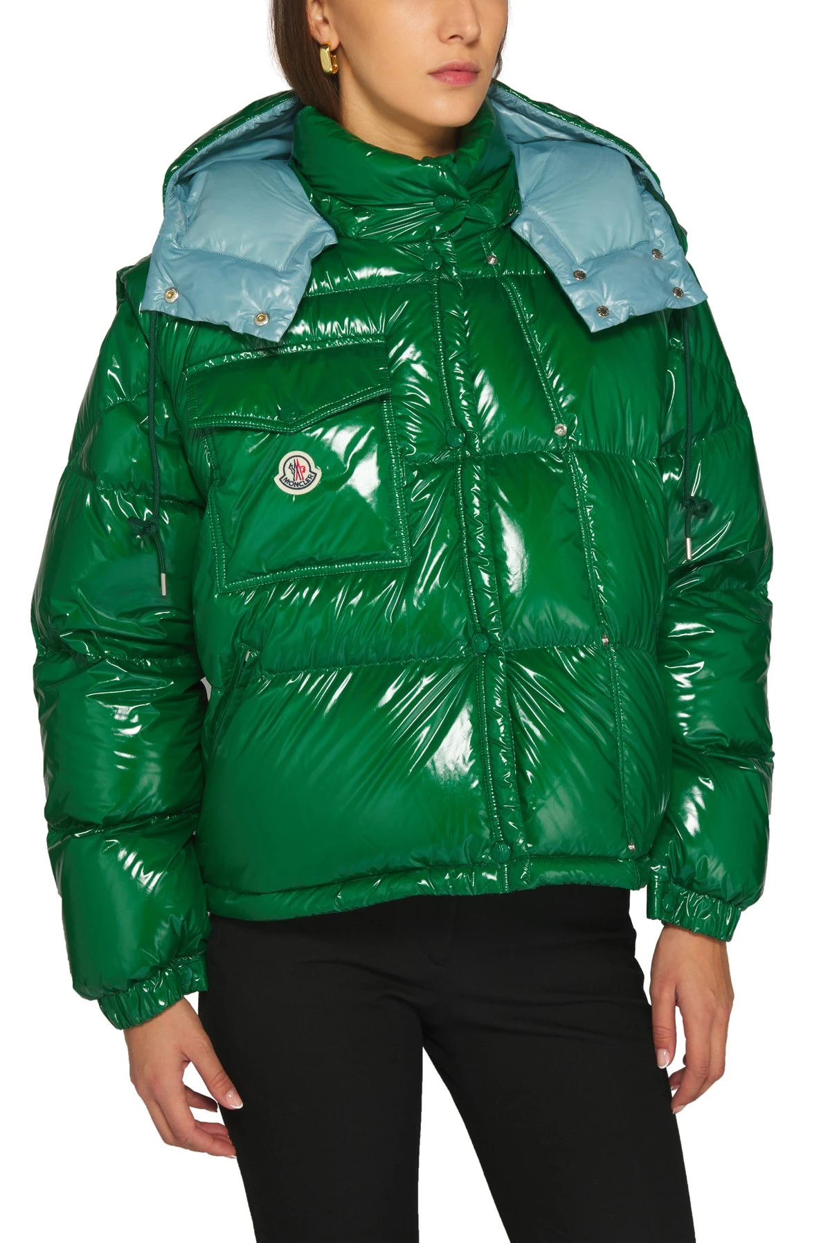 商品Moncler|Moncler 女士大衣 MC1XJW32GEE 绿色,价格¥13981,第5张图片详细描述