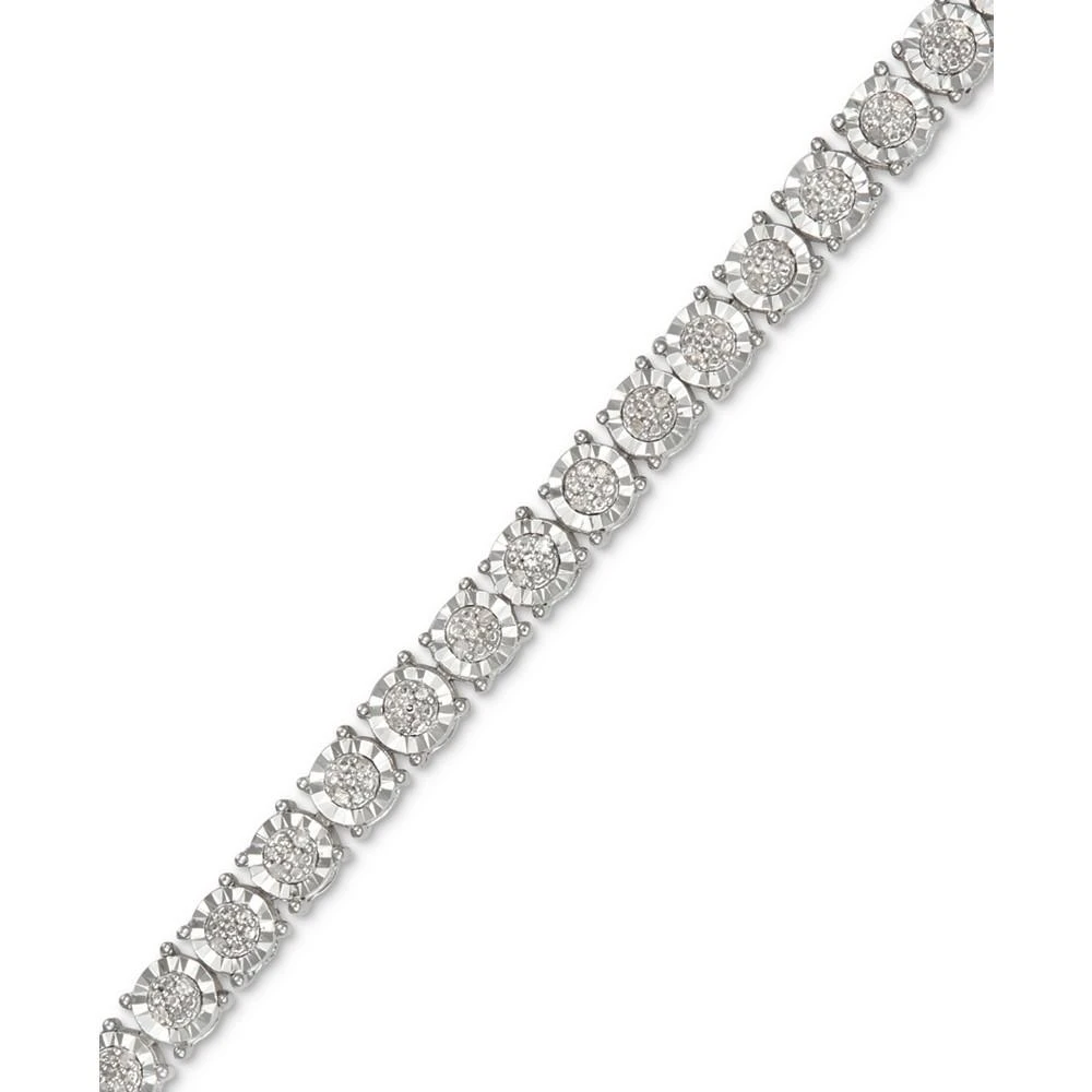 商品Macy's|Diamond Tennis Bracelet (1/4 ct. t.w.) in Sterling Silver,价格¥488,第4张图片详细描述