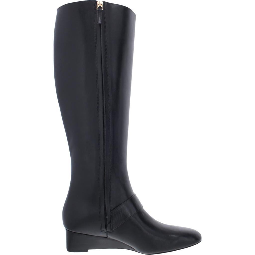 商品Tory Burch|Tory Burch Womens Sofia Leather Knee-High Wedge Boots,价格¥1963,第4张图片详细描述