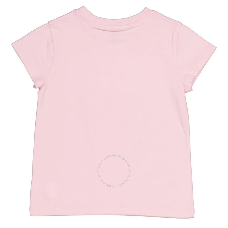 商品Ralph Lauren|Girls Hint Of Pink Polo Logo Cotton T-Shirt,价格¥365,第2张图片详细描述