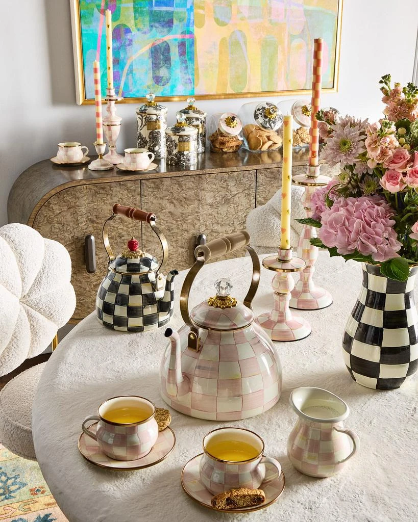 商品MacKenzie-Childs|Rosy Check Enamel Creamer,价格¥612,第2张图片详细描述