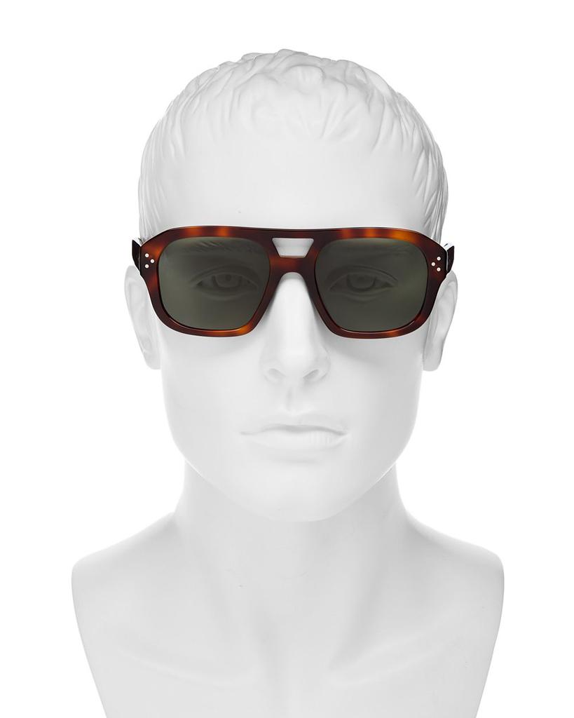 Men's Brow Bar Square Sunglasses, 55mm商品第2张图片规格展示