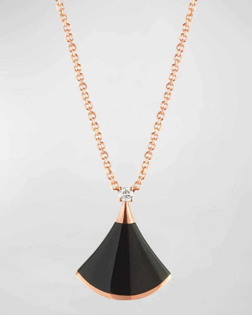 商品BVLGARI|Divas' Dream 18k Rose Gold Onyx Pendant Necklace,价格¥16711,第1张图片