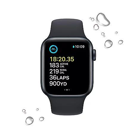 商品Apple|Apple Watch SE (2nd Generation) GPS 40mm Aluminum Case with Sport Band (Choose Color and Band Size),价格¥1768,第6张图片详细描述