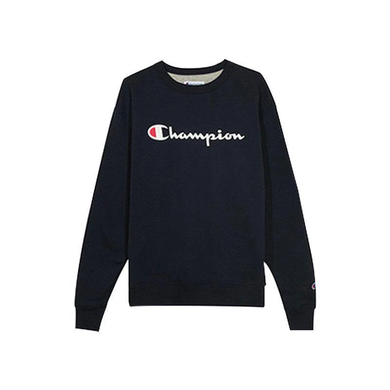 商品CHAMPION|Champion 草写logo黑色加绒圆领卫衣 regular线 GF88H-Y06794,价格¥412,第1张图片