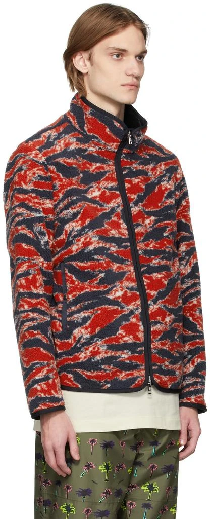 商品Moncler|Reversible Navy & Red Tiger Stripe Jacket,价格¥10667,第2张图片详细描述