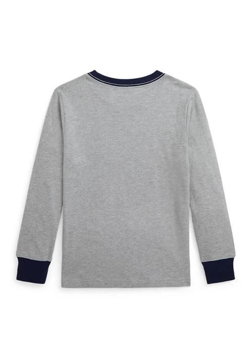 商品Ralph Lauren|Lauren Childrenswear Boys 2 7 Corduroy Logo Cotton Long Sleeve T Shirt,价格¥253,第2张图片详细描述