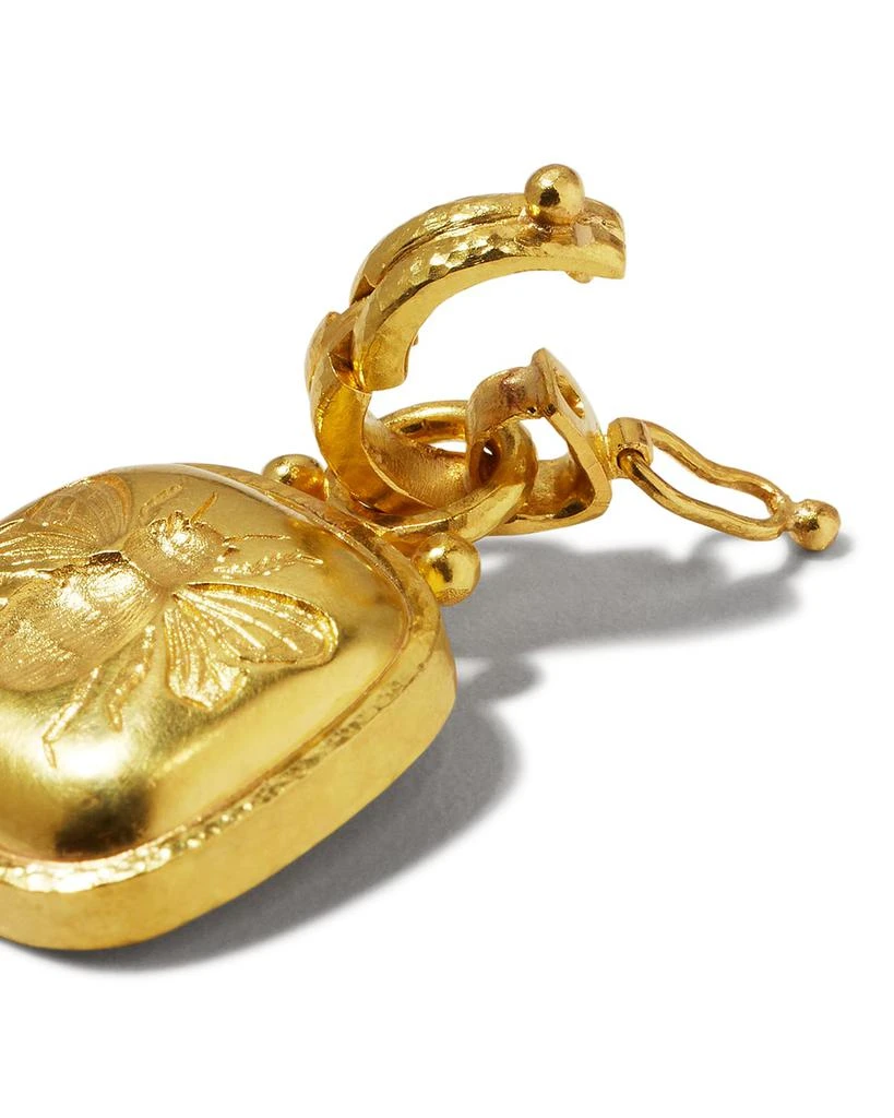 商品Elizabeth Locke|19k Cushion Gold Bee Pendant,价格¥31690,第4张图片详细描述