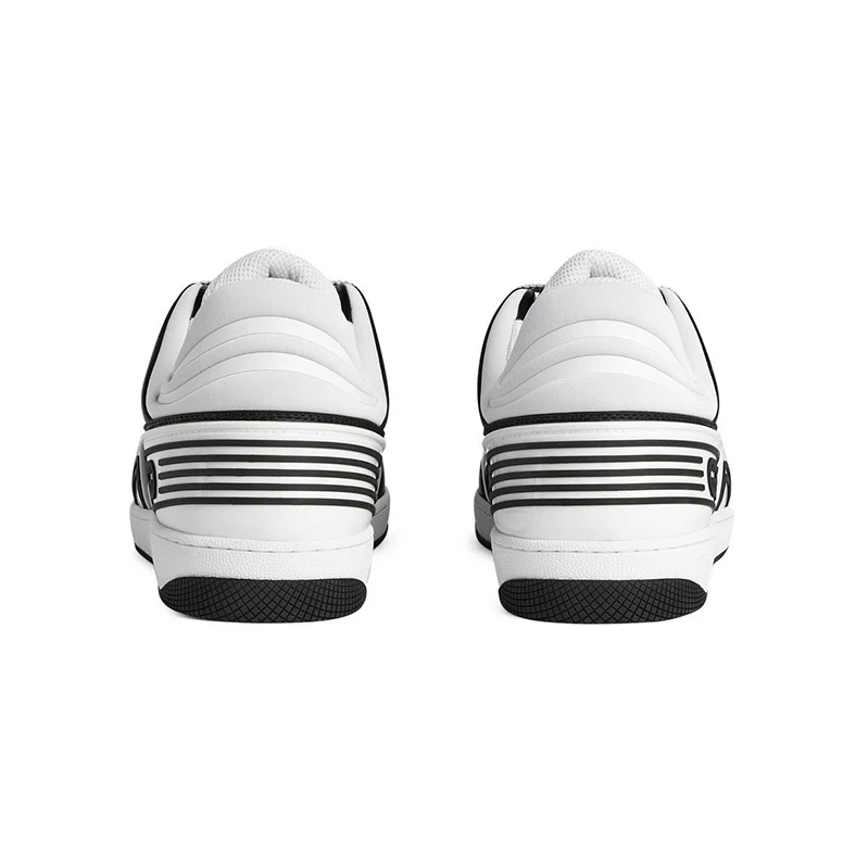 GUCCI/古驰 男士黑白色织物纹路印花休闲运动鞋7227492SH801064 商品