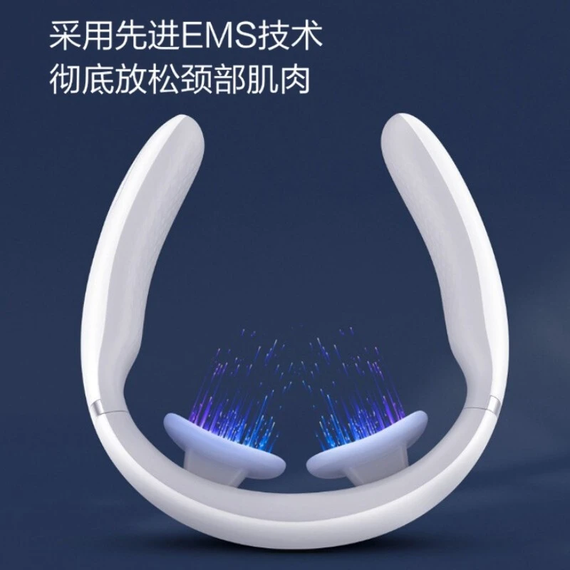 摩摩哒智能颈椎按摩器低频脉冲颈部按摩仪轻巧便携办公室家用恒温护颈仪 恒温热敷语音播报五大模式  商品
