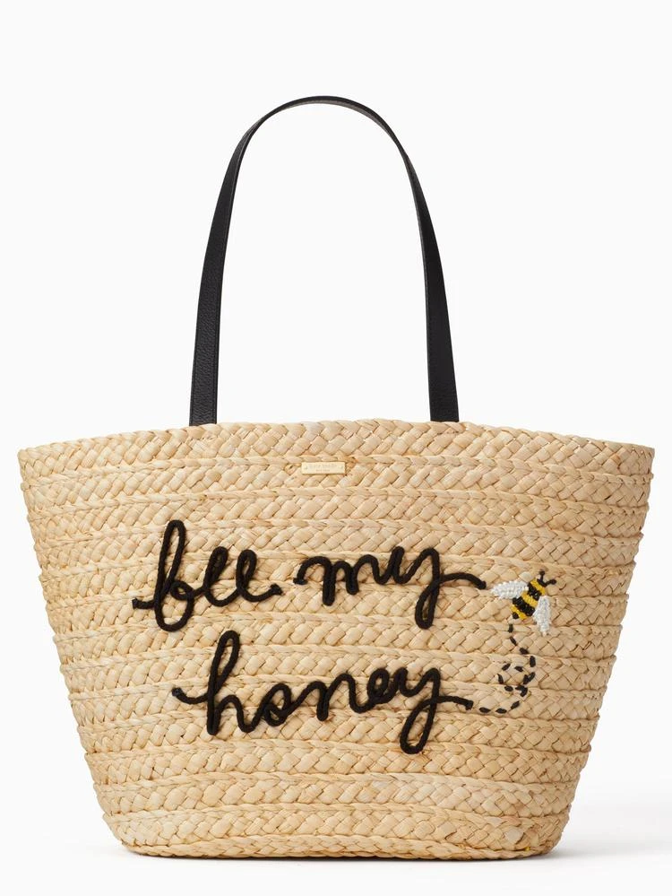 商品Kate Spade|picnic perfect straw bee tote,价格¥1540,第1张图片