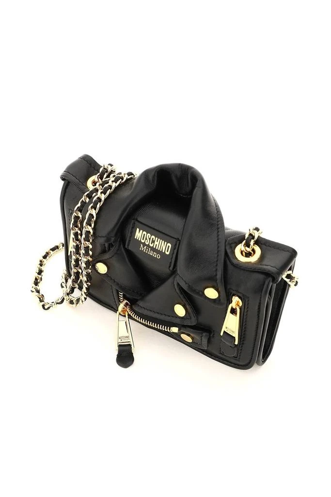 商品Moschino|Moschino Biker Micro Crossbody Bag,价格¥4929,第4张图片详细描述