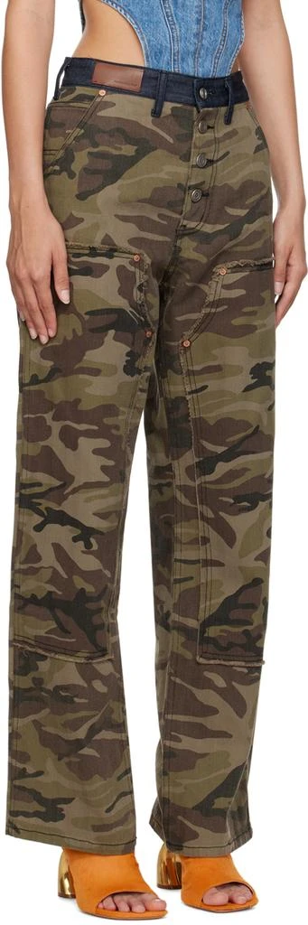 商品ANDERSSON BELL|Khaki Camouflage Jeans,价格¥855,第2张图片详细描述
