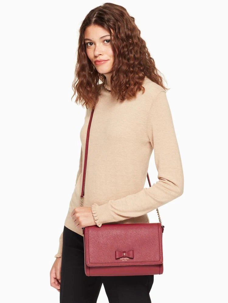 商品Kate Spade|hazel court 蝴蝶结链条包,价格¥958,第2张图片详细描述