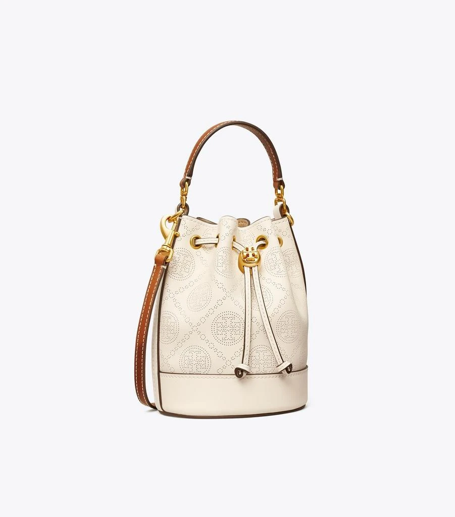 商品Tory Burch|Mini T Monogram Perforated Bucket Bag,价格¥3306,第1张图片