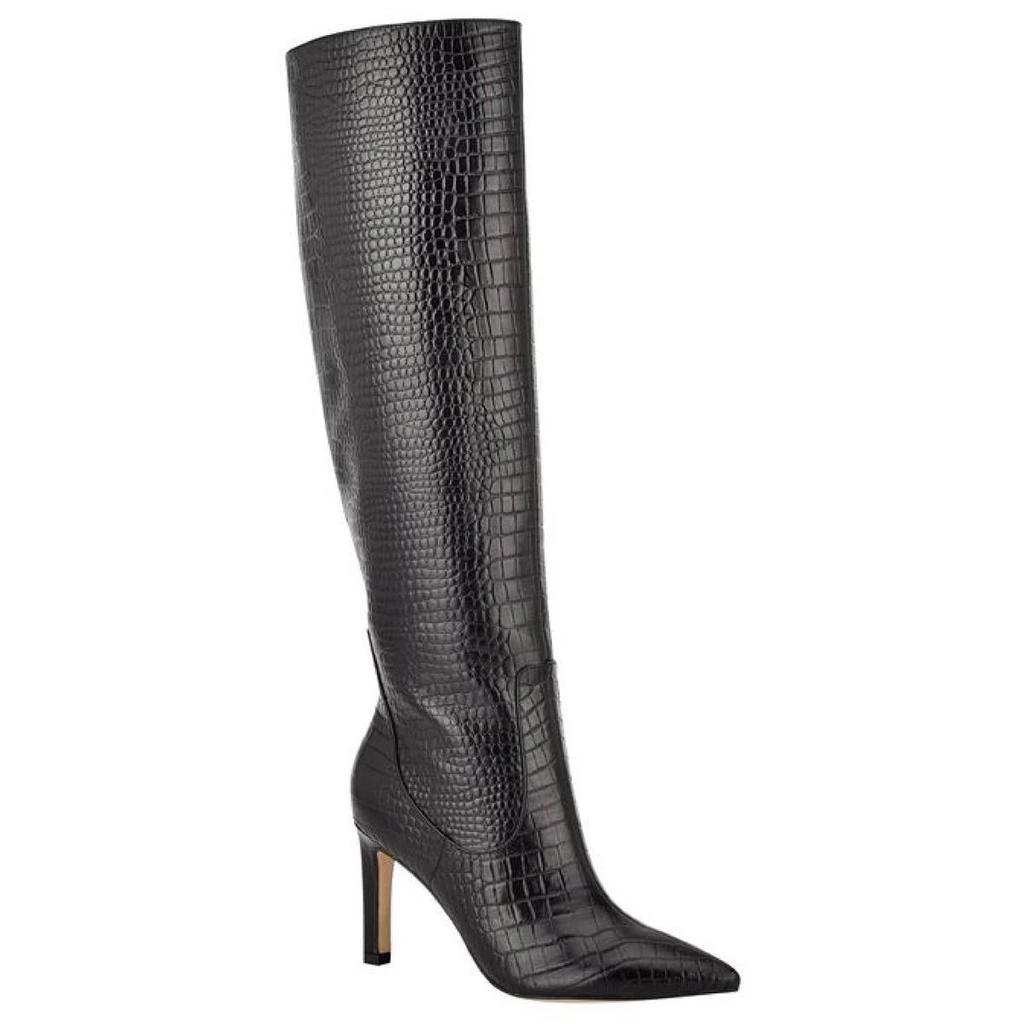 商品Nine West|Nine West Womens Maxim Leather Pointed Toe Knee-High Boots,价格¥516,第2张图片详细描述