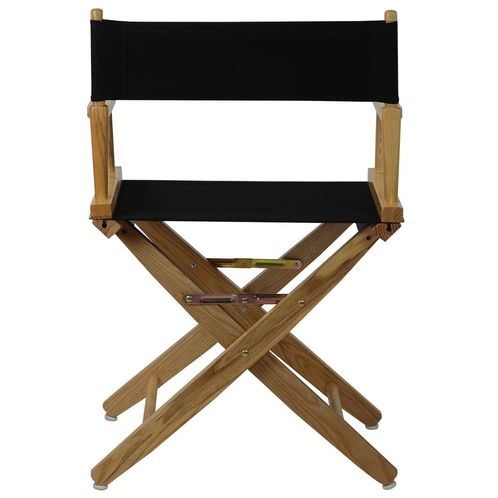 商品American Trails|Extra-Wide Premium 18"  Directors Chair Natural Frame W/Black Color Cover,价格¥1037,第3张图片详细描述