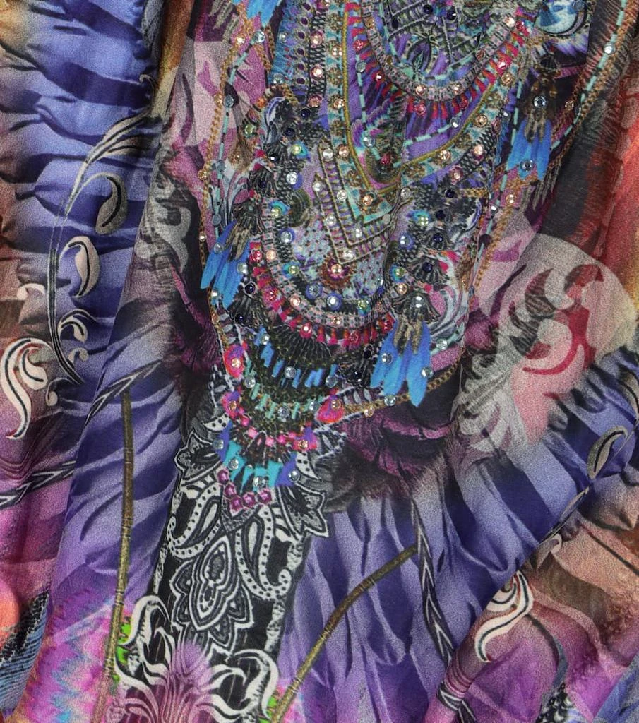商品Camilla|Embellished printed cotton-blend playsuit,价格¥1762,第2张图片详细描述