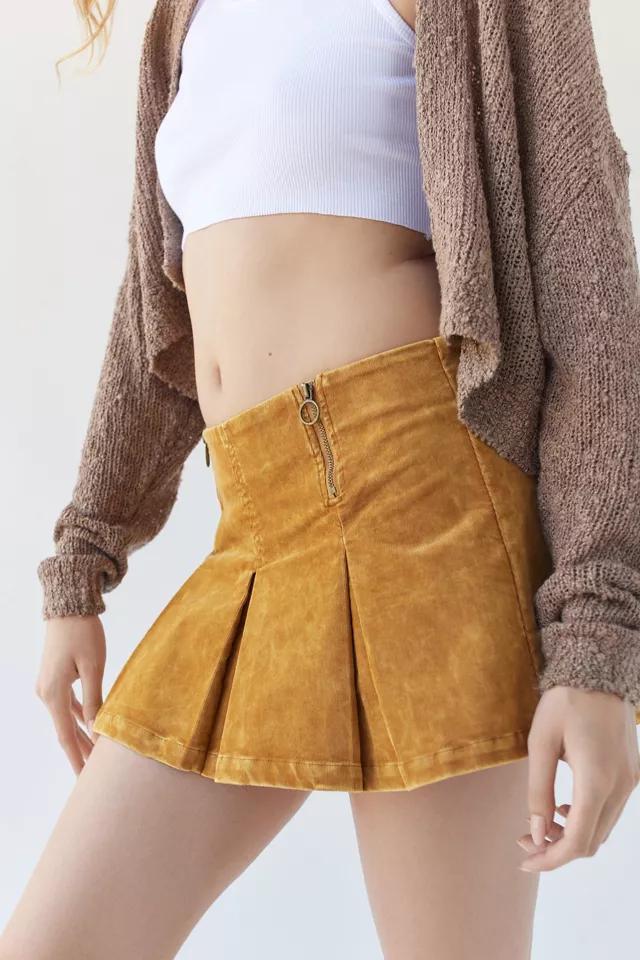 商品Urban Outfitters|UO Reagan Double-Zip Mini Skirt,价格¥142,第4张图片详细描述