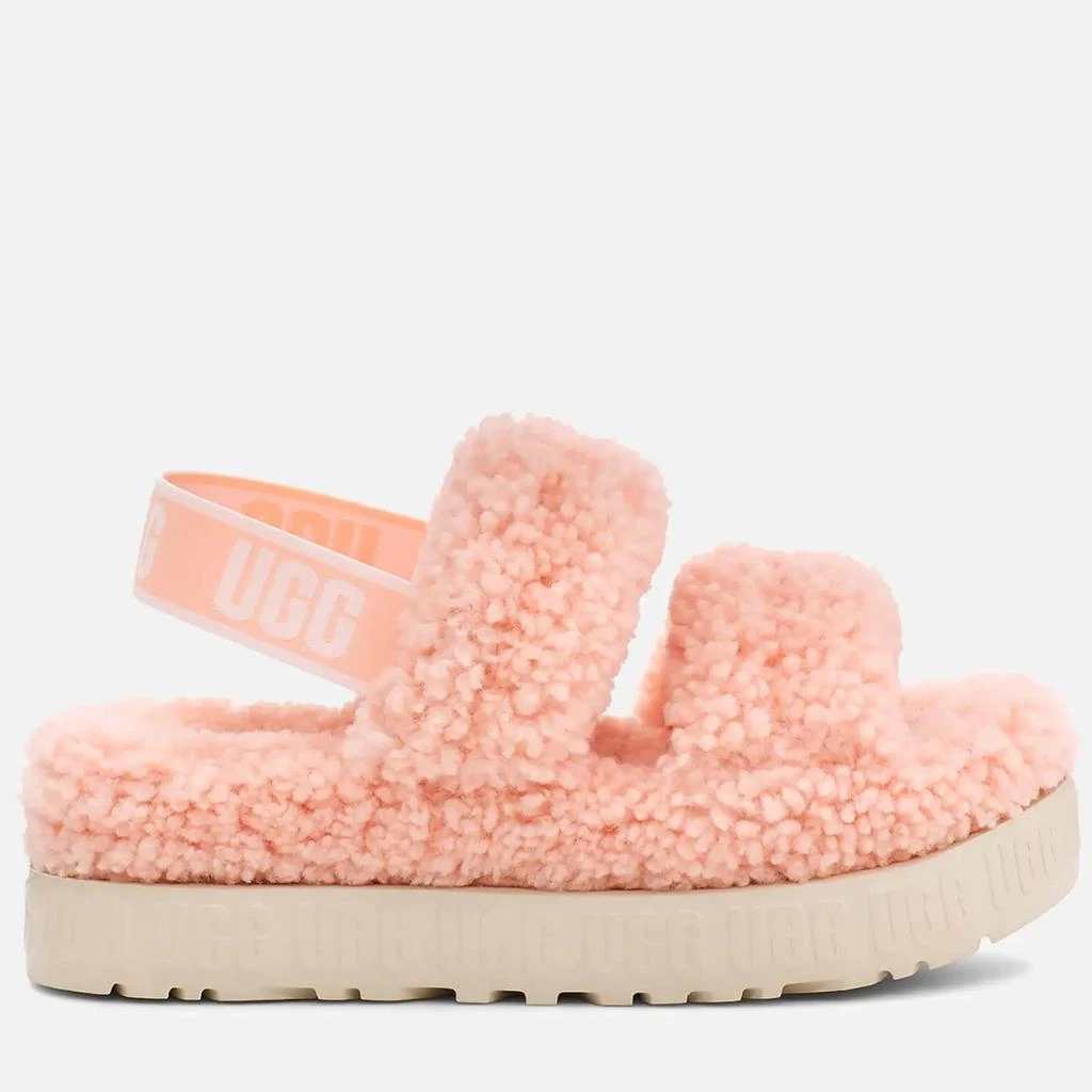 商品UGG|UGG Women's Oh Fluffita Sheepskin Slippers - Pink Dusk,价格¥438,第1张图片