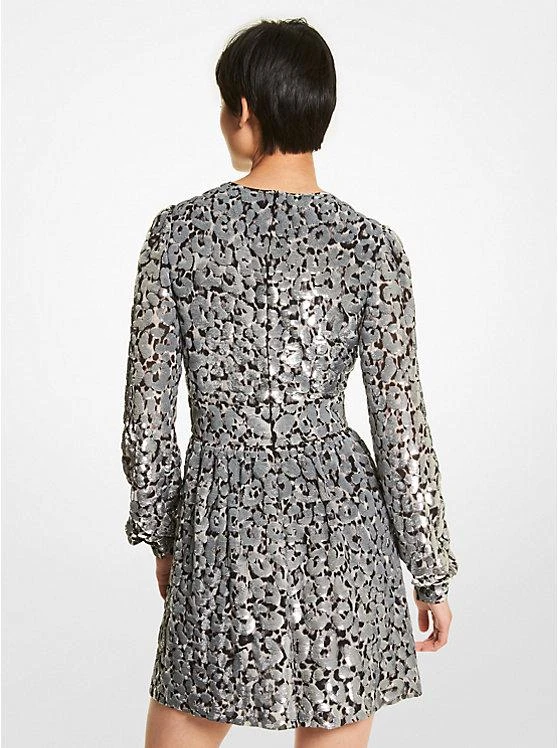 商品Michael Kors|Sequined Leopard Print Georgette Dress,价格¥1754,第2张图片详细描述