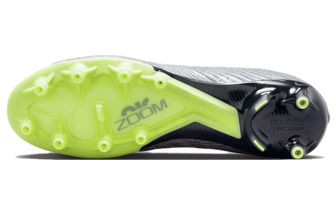 商品[国内直发] NIKE|Mercurial Vapor 15 Elite 25 Pro AG（胶质短钉） 人造草地 足球鞋 男款 银绿,价格¥1325,第7张图片详细描述