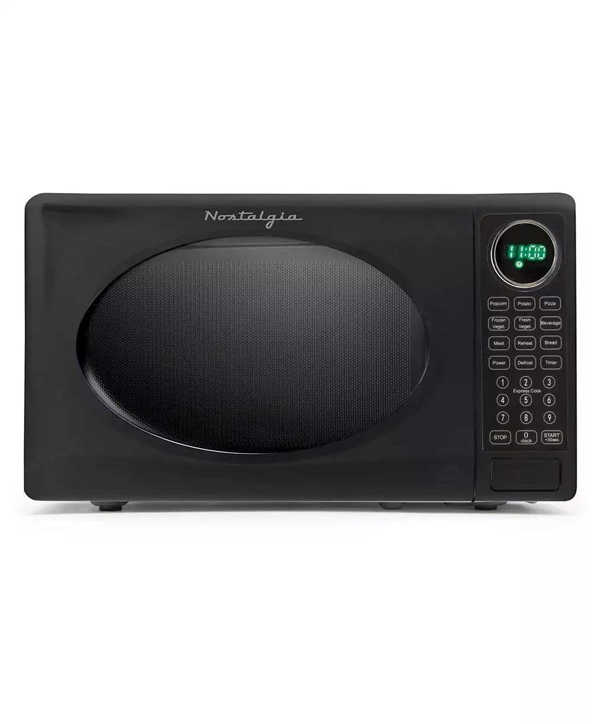 商品Nostalgia|0.7 Cubic Feet Retro Microwave Oven,价格¥567,第3张图片详细描述