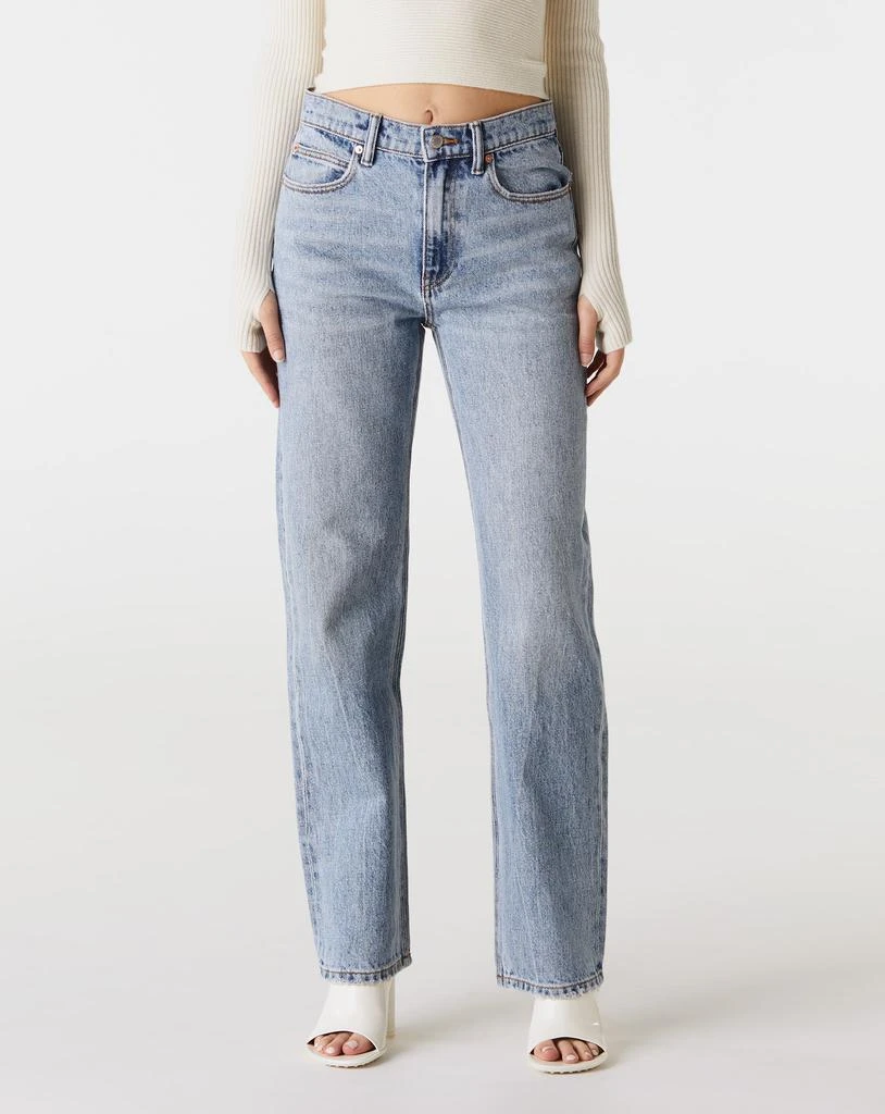 商品Alexander Wang|Women's EZ Mid-Rise Relaxed Jeans,价格¥1464,第1张图片