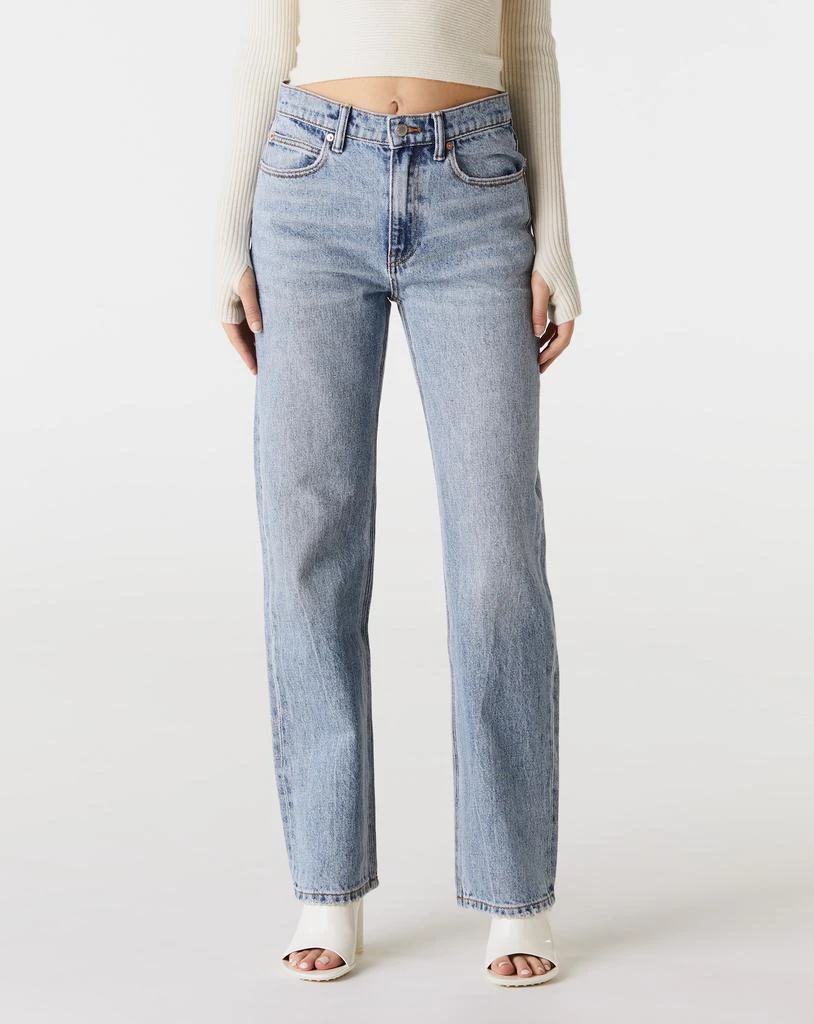 商品Alexander Wang|Women's EZ Mid-Rise Relaxed Jeans,价格¥1491,第1张图片