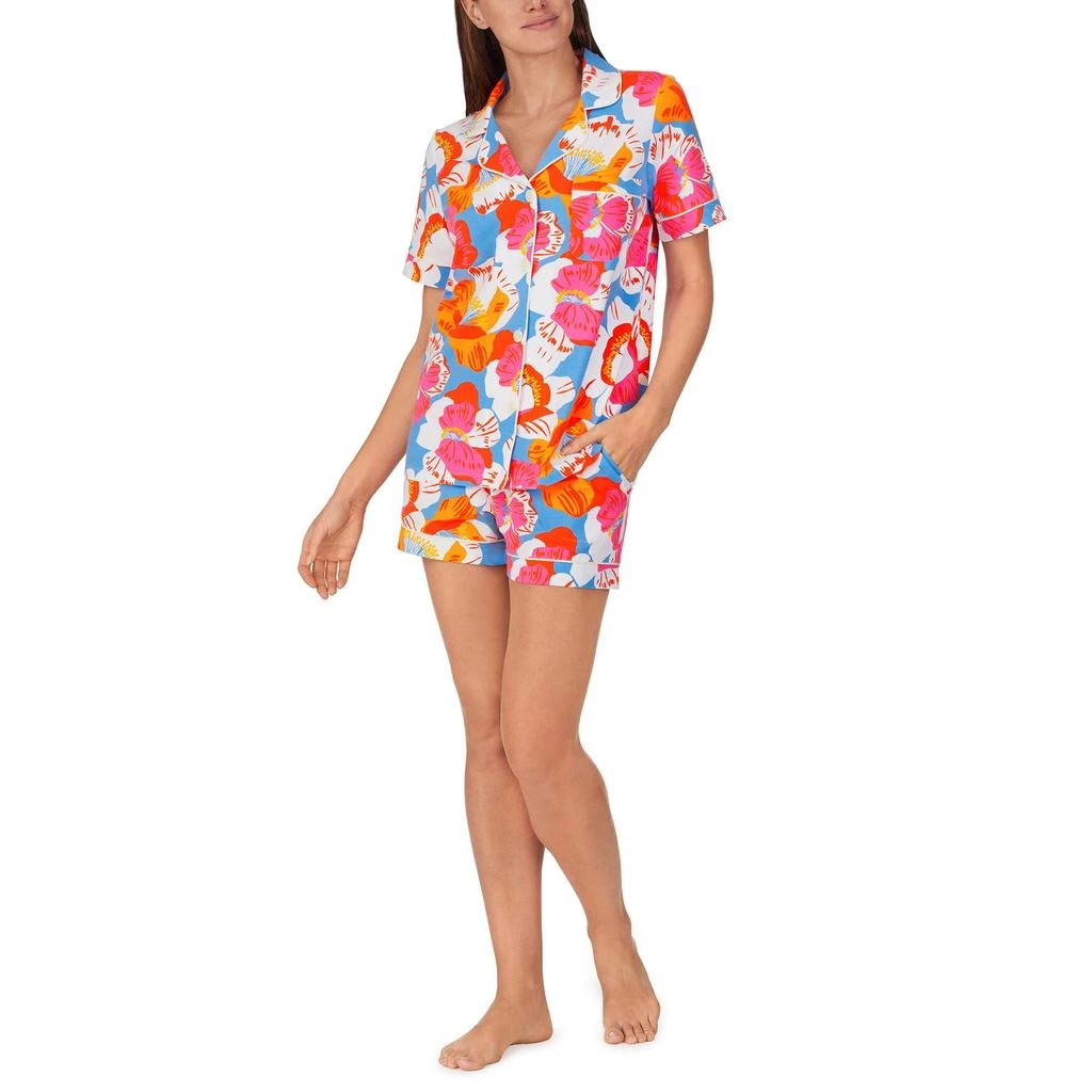 商品Bedhead PJs|Trina Turk x Bedhead Short Sleeve Shorty Set,价格¥707,第1张图片