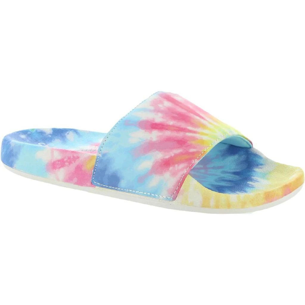 商品SKECHERS|Skechers Womens Tie Die Flat Slide Sandals,价格¥246,第1张图片