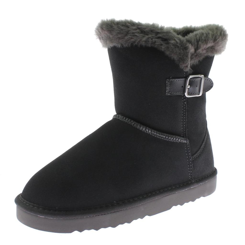 Style & Co. Womens Tiny 2 Suede Faux Fur Lined Winter Boots商品第5张图片规格展示