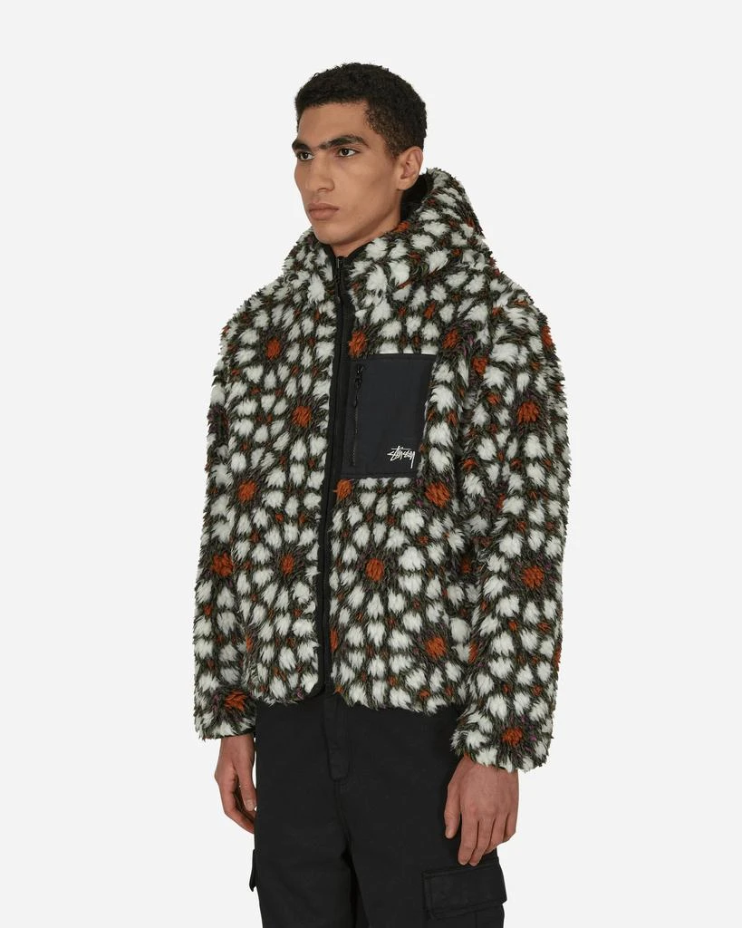商品STUSSY|Pattern Sherpa Jacket White,价格¥1508,第2张图片详细描述