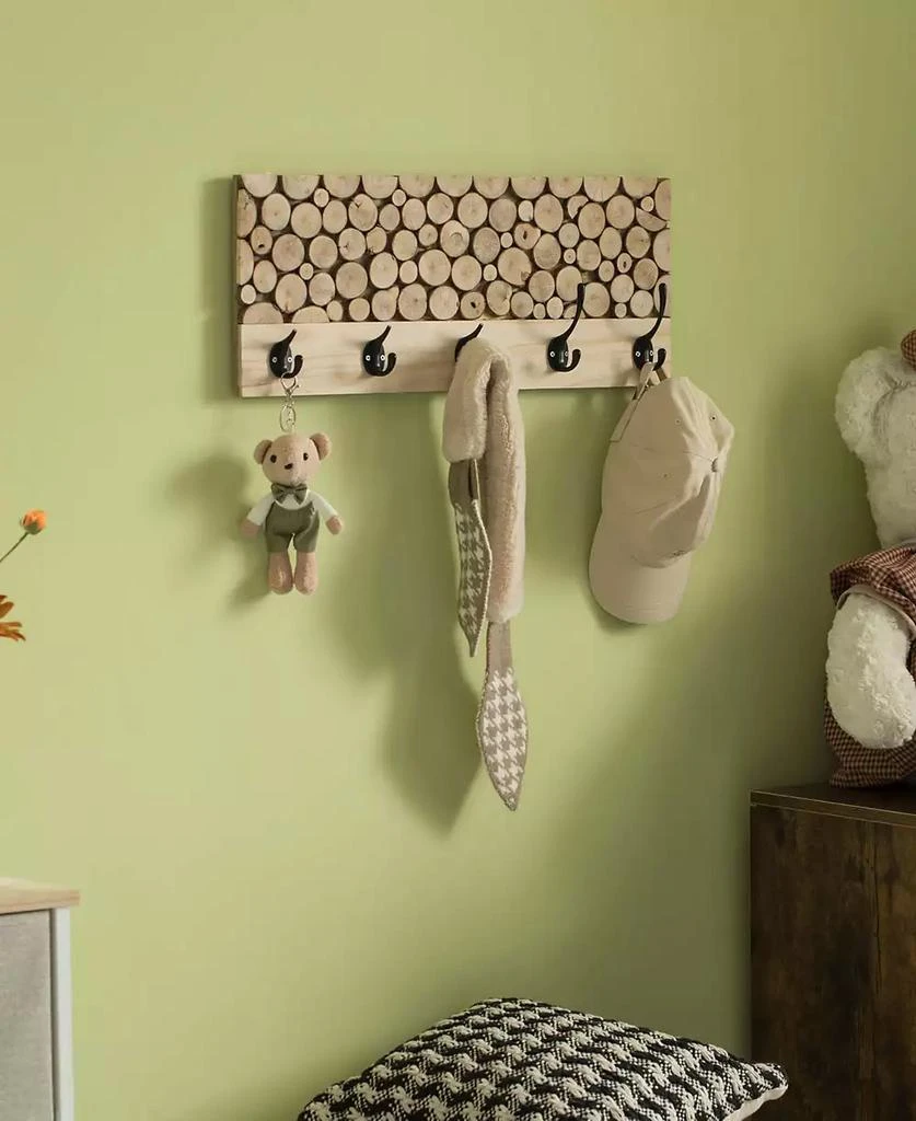 商品Vintiquewise|Hook Rack with 5 Hooks,价格¥559,第2张图片详细描述