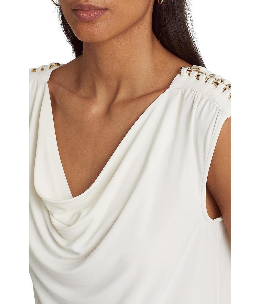 商品Ralph Lauren|Jersey Sleeveless Cowl Neck Top,价格¥715,第5张图片详细描述