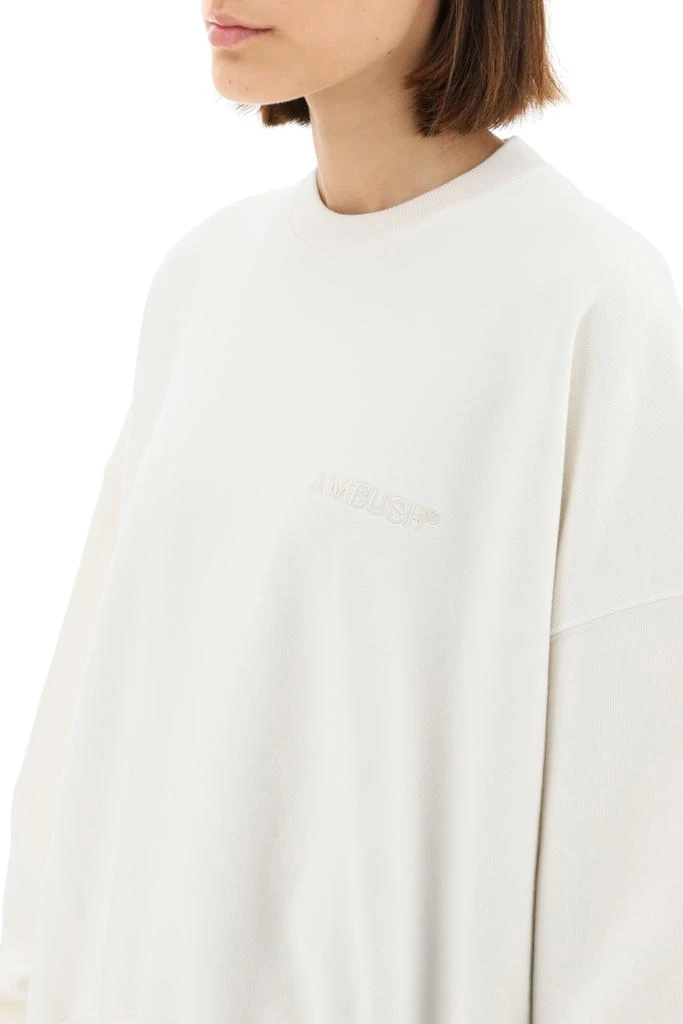 商品Ambush|OVERSIZED SWEATSHIRT WITH MULTI DRAWSTRING,价格¥1925,第5张图片详细描述