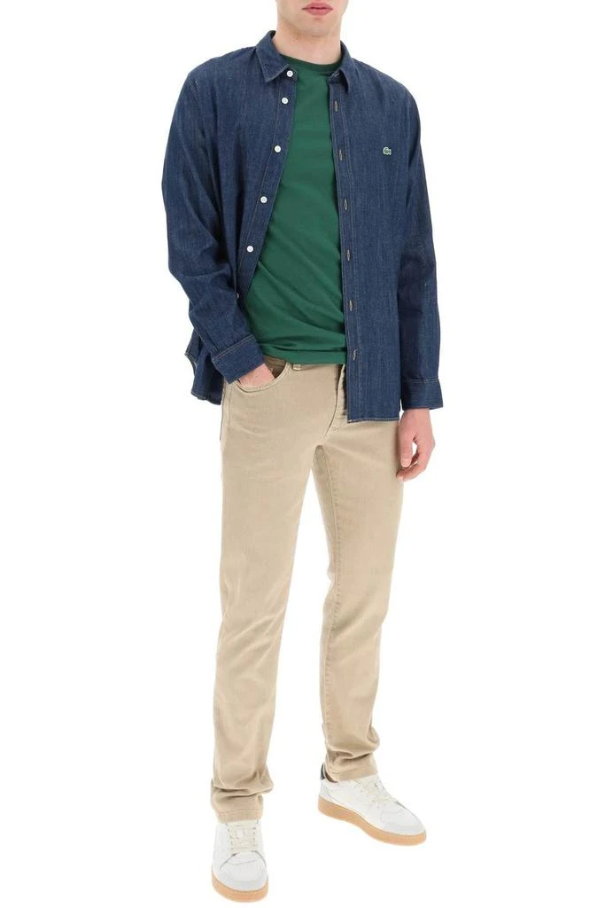 商品Lacoste|REGULAR FIT SHIRT IN ORGANIC COTTON DENIM,价格¥532,第2张图片详细描述