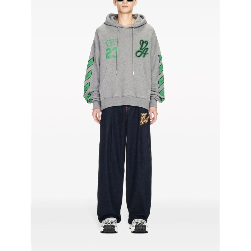 商品【商品预售7天】 Off-White|Off-White 男士针织毛衣 OMBB085S24FLE0140655 灰色,价格¥4257,第3张图片详细描述
