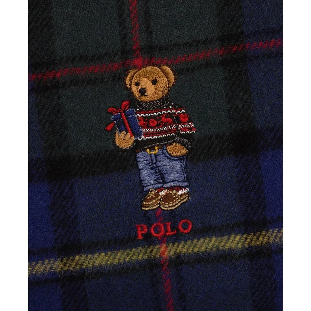 商品Ralph Lauren|Men's Tartan Bear Holiday Scarf,价格¥507,第3张图片详细描述