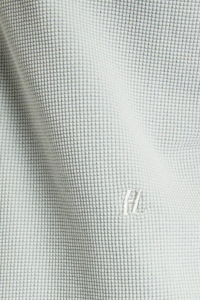 商品Helmut Lang|Waffle-knit cotton-blend polo shirt,价格¥421,第2张图片详细描述