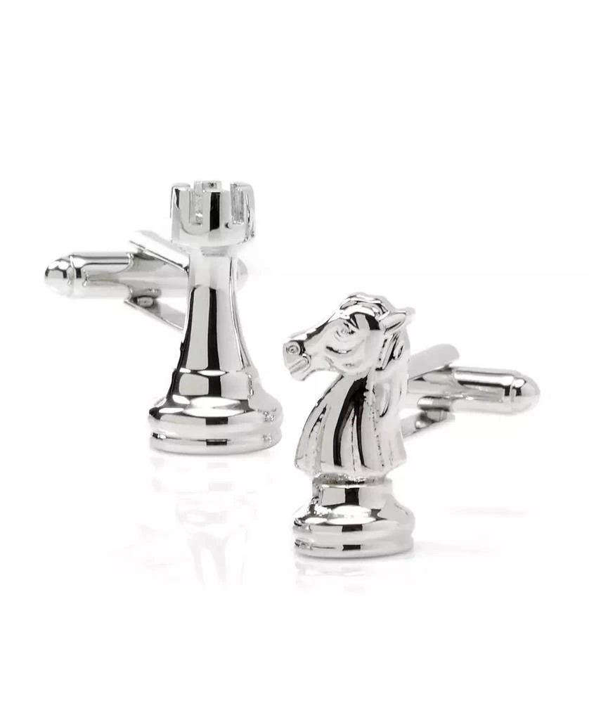 商品Ox and Bull Trading Co.|Men's Knight and Rook Chess Piece Cufflinks,价格¥676,第1张图片