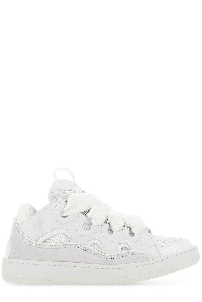 商品Lanvin|Lanvin Curb Round Toe Lace-Up Sneakers,价格¥3789,第1张图片