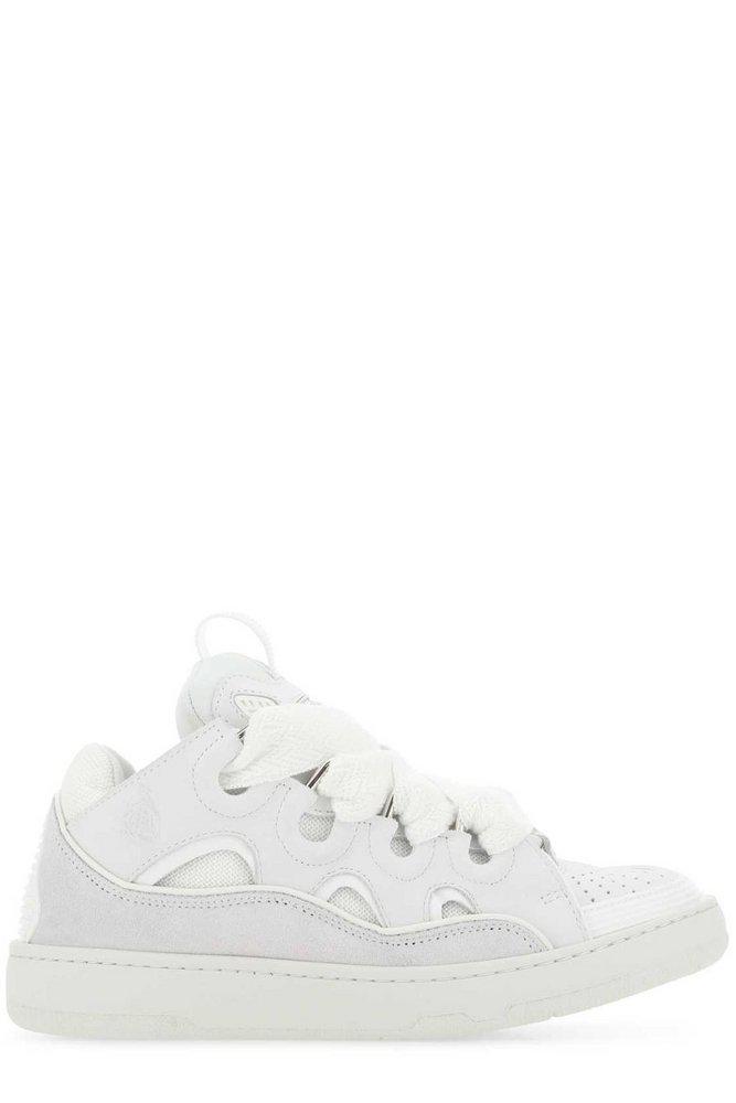 商品Lanvin|Lanvin Curb Lace-Up Sneakers,价格¥4118-¥6139,第1张图片